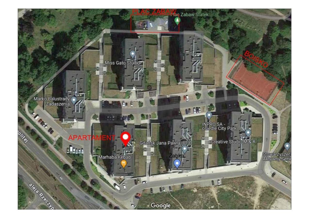 Apartament City Park Gdansk Leilighet Eksteriør bilde